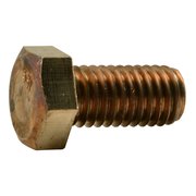 MIDWEST FASTENER 1/2"-13 Hex Head Cap Screw, Silicon Bronze, 1 in L, 3 PK 39381